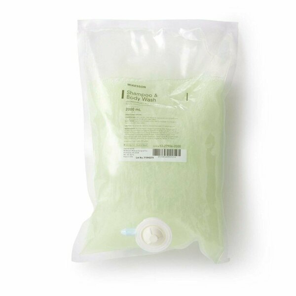 Mckesson Shampoo and Body Wash Dispenser Refill Bag 2000 mL, Cucumber Melon 53-27906-2000